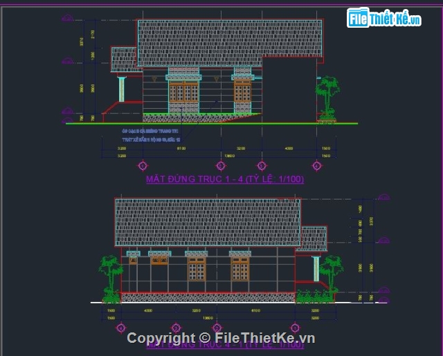 nhà vườn,nhà cấp 4 đẹp,Bản vẽ nhà 1 tầng đẹp,biệt thự nhà vườn,biệt thự cấp 4