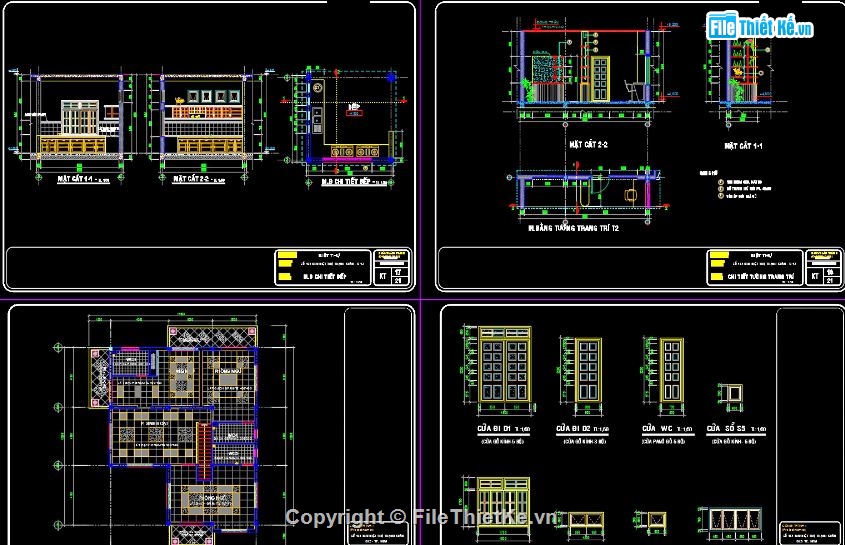 File cad biệt thự 2 tầng,autocad biệt thự 2 tầng,biệt thự 2 tầng,biệt thự 2 tầng rưỡi