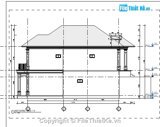 biệt thự 2 tầng,revit biệt thự,revit 2 tầng 8.2x14.4m,kiến trúc bệt thự,thiết kế nhà dân,Kiến trúc biệt thự 2 tầng 8.2x14.4m