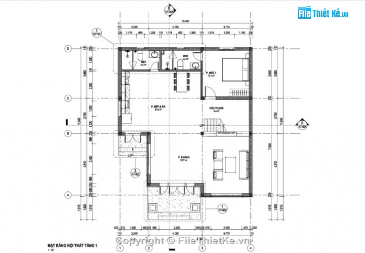biệt thự 2 tầng,kiến trúc biệt thự,biệt thự revit