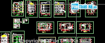 bản vẽ cad biệt thự 3 tầng,thiết kế biệt thự cao cấp,biệt thự gia đình,bản vẽ biệt thự 3 tầng