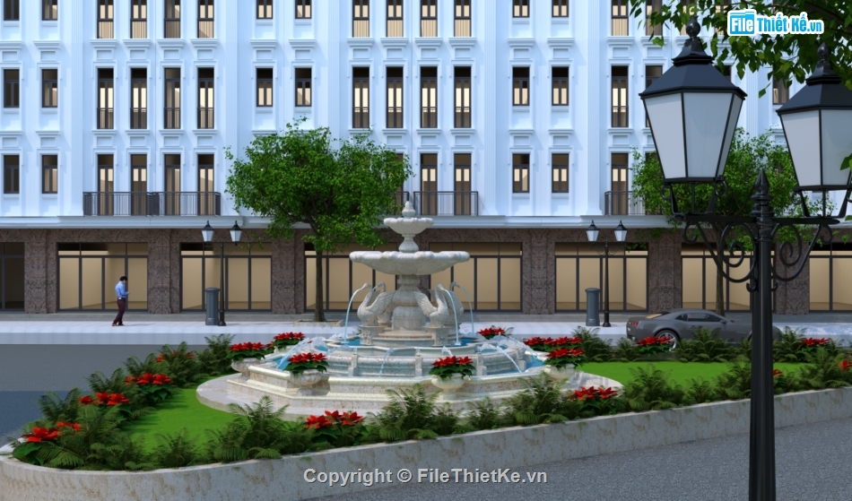 đài phun nước,cad đài phun nước công viên,đài phun nước lục giác,file cad đài phun nước,Kiến trúc đài phun nước