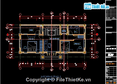 Biệt thự song lập có ảnh phối cảnh,biệt thự song lập,bản vẽ autocad biệt thự 3 tầng,biệt thự song lập 6.79x13.57m