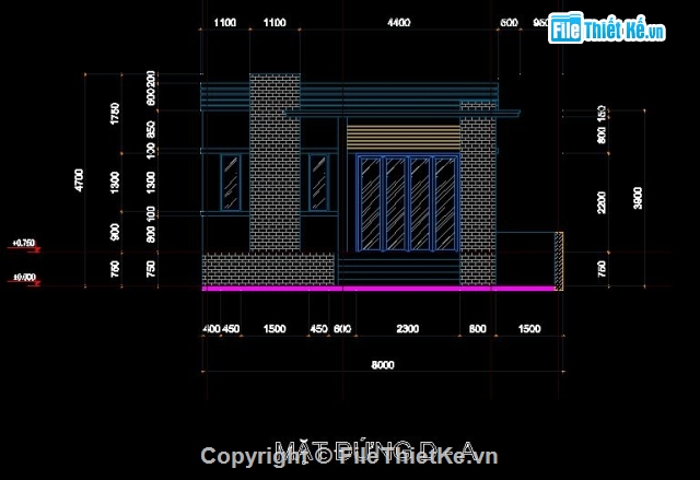 nhà trệt,nhà ở 8x20m,nhà có phối cảnh,nhà 1 trệt 1 hầm,mẫu nhà ở