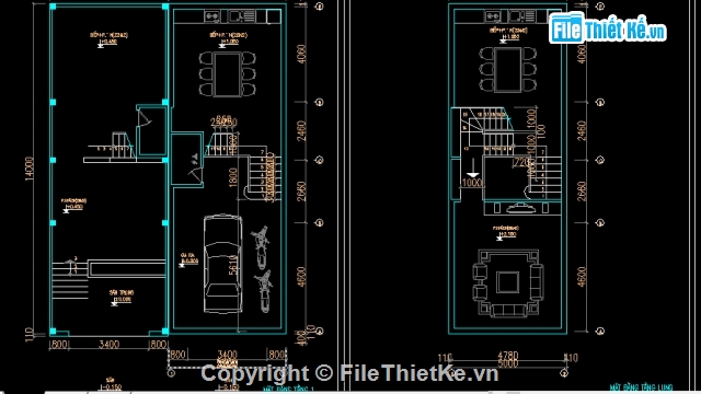 mặt tiền 10m,5x14m,3 tầng,lệch tầng,nhà phố liền kề,bản vẽ nhà phố