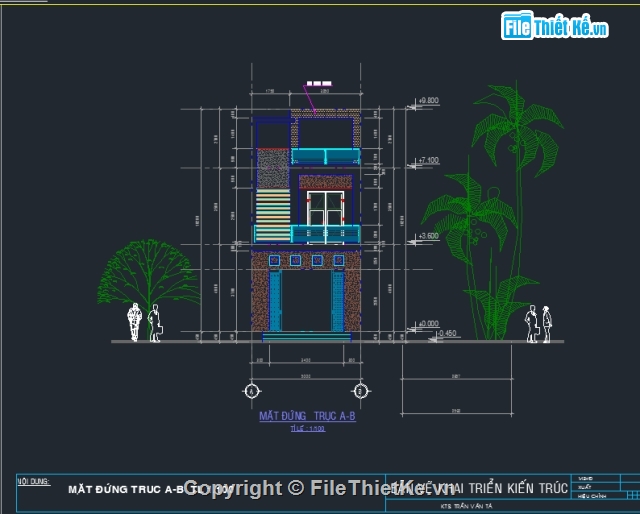 Kiến trúc nhà phố,2 tầng,nhà phố 2 tầng,nhà phố kích thước 5x12m