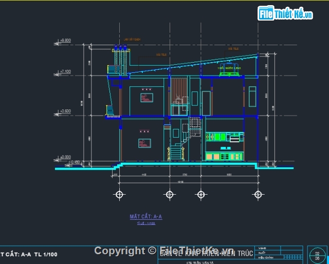 Kiến trúc nhà phố,2 tầng,nhà phố 2 tầng,nhà phố kích thước 5x12m