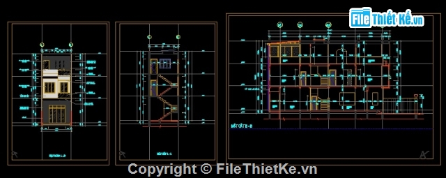 Bản vẽ nhà phố 3 tầng,thiết kế nhà phố,kiến trúc nhà phố,nhà phố 3 tầng