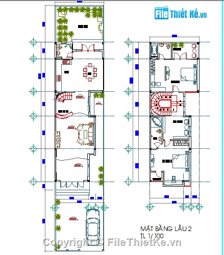 Bản vẽ nhà phố 3 tầng,bản vẽ nhà phố 6x17m,thiết kế nhà phố,mẫu nhà phố