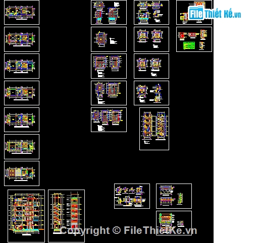 File cad,mặt bằng,file cad mặt bằng,Nhà lầu 4x17.3m,mặt cắt ngang,Kiến trúc Nhà Phố