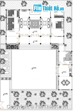 cad nhà thờ họ 5 gian,file cad nhà thờ họ 5 gian,nhà thờ họ 5 gian