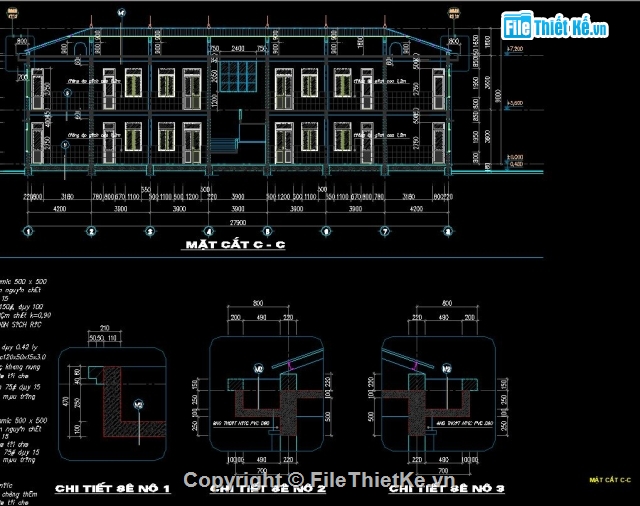 Trường mầm non,Mầm non 8 phòng,Mầm non 2 phòng,mầm non 2 tầng,kiến trúc 2 tầng