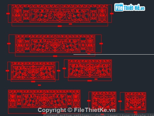 Bản vẽ lan can hoàn thiện,CNC,PLASMA CNC,lan can cắt cnc