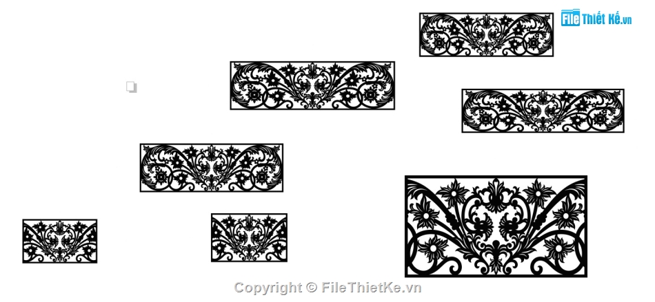 Lan can CNC file dxf,cnc lan can file dxf,Lan can cnc đẹp,file lan can cnc