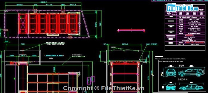 bãi đỗ xe tự động,hệ thống xoay vòng tầng,thiết kế bãi xe thông minh,luận văn kỹ thuật