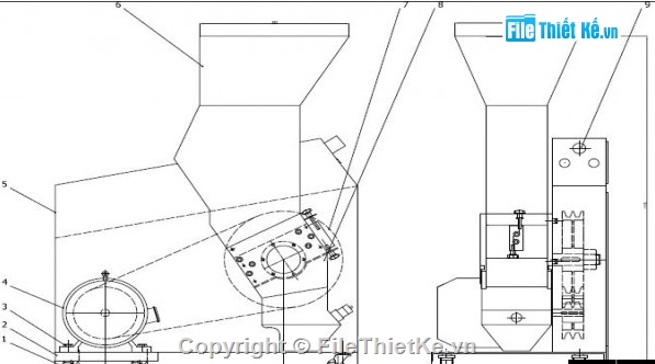 thiết kế máy dán,thùng carton,luận văn tốt nghiệp,bản vẽ CAD,thiết kế cơ khí