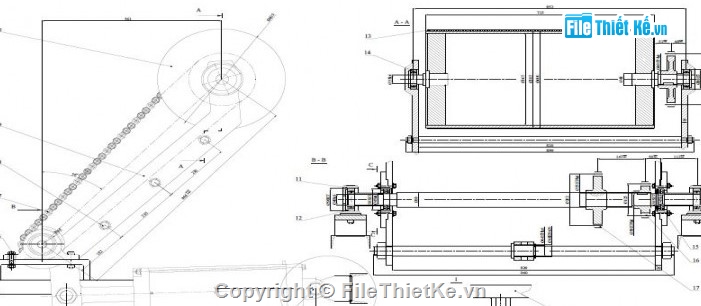 thiết kế máy xả cuộn giấy,luận văn tốt nghiệp,cơ khí giấy,máy công nghiệp,thuyết minh kỹ thuật