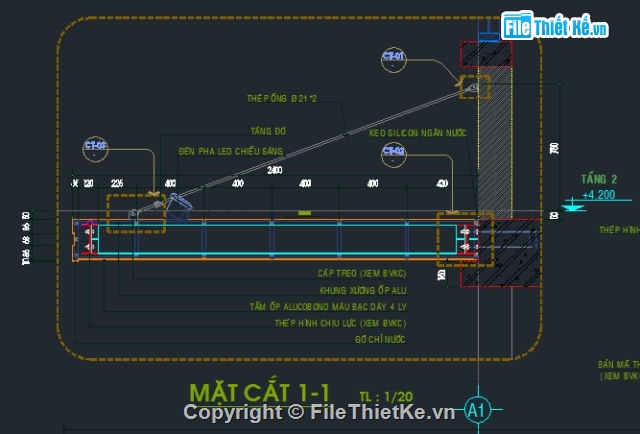 thép,cad nhà cao tầng,mái vòm,cấu tạo mái,mái đón,mái che