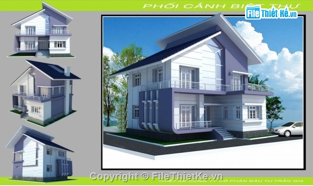 Mẫu biệt thự 10x12m với không gian và ánh sáng cực hấp dẫn