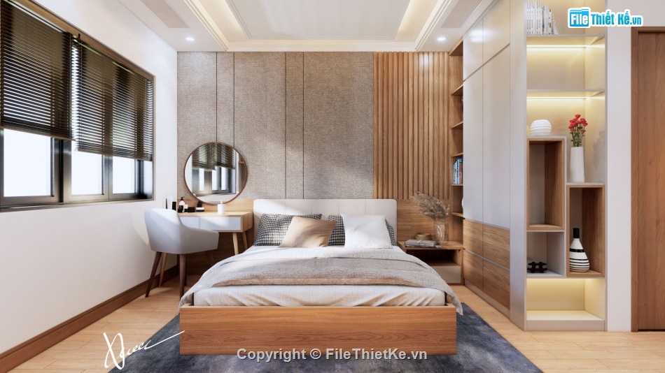 file sketchup phòng ngủ,phòng ngủ sketchup,nội thất phòng ngủ,file su phòng ngủ