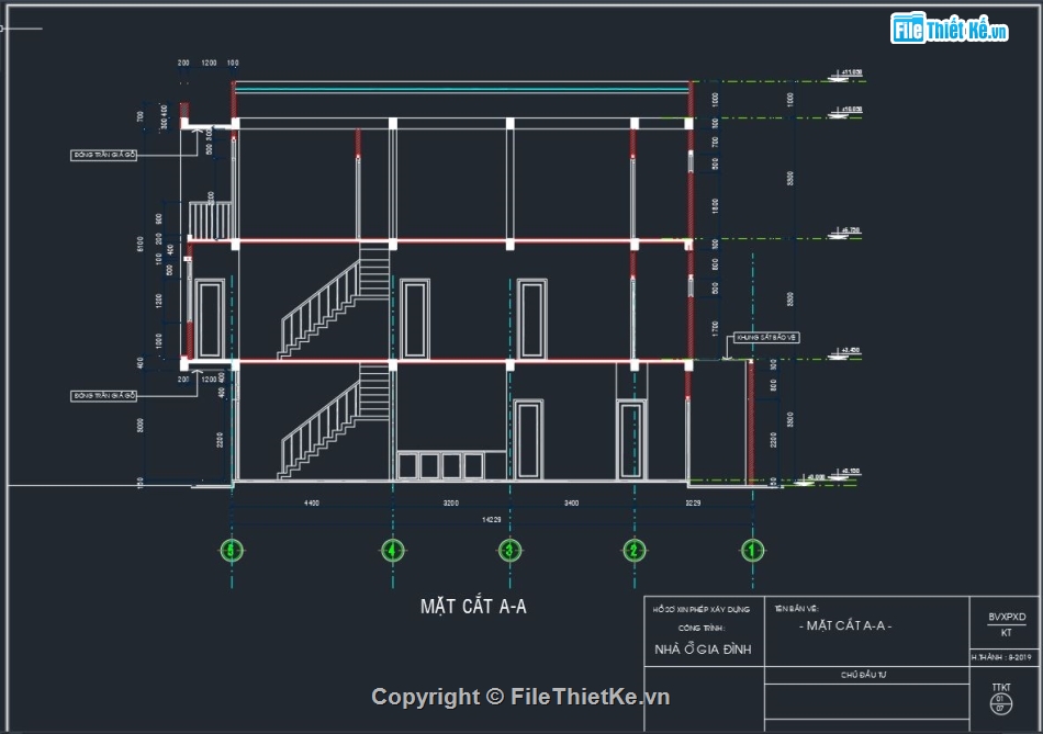 nhà phố 3 tầng Autocad,File cad nhà 3 tầng,Bản vẽ nhà phố 3 tầng,mẫu autocad nhà phố 3 tầng,Cad nhà phố 3 tầng