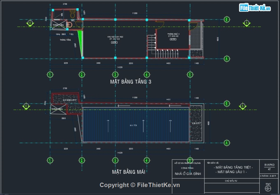 nhà phố 3 tầng Autocad,File cad nhà 3 tầng,Bản vẽ nhà phố 3 tầng,mẫu autocad nhà phố 3 tầng,Cad nhà phố 3 tầng