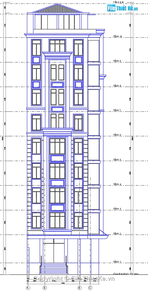 bản vẽ khách sạn,thiết kế khách sạn mini,bản vẽ khách sạn mini,mẫu bản vẽ khách sạn đẹp