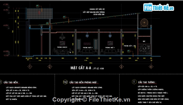 bản vẽ chi tiết nhà cấp 4,bản vẽ nhà cấp 4,cấp 4