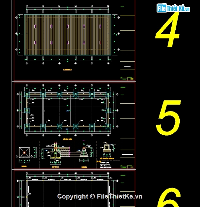 nhà để xe,cad nhà để xe,mẫu nhà để xe,file cad nhà để xe