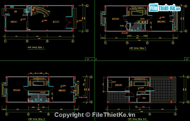 bản vẽ nhà ống,nhà ống 5.5 x 14.5m,nhà ống đẹp,mẫu nhà phố