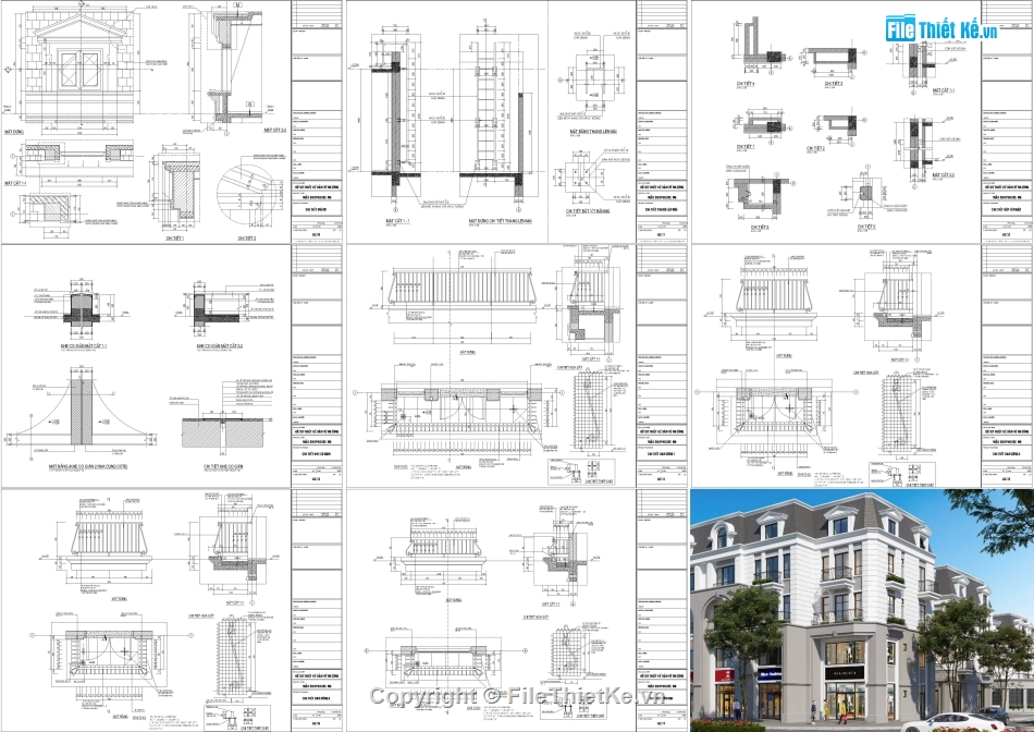 Nhà phố 5 tầng,Kiến trúc nhà 2 mặt tiền,Nhà phố 7x11m,kiến trúc tân cổ điển,Thiết kế nhà 5 tầng đẹp,Bản vẽ nhà phố 5 tầng