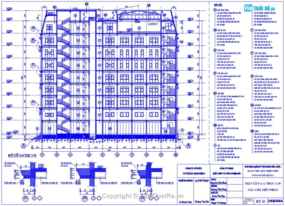 Bản vẽ nhà điều hành 10 tầng,Nhà vận hành nhiệt điện,nhà điều hành 10 tầng,Bản vẽ thiết kế nhà vận hành