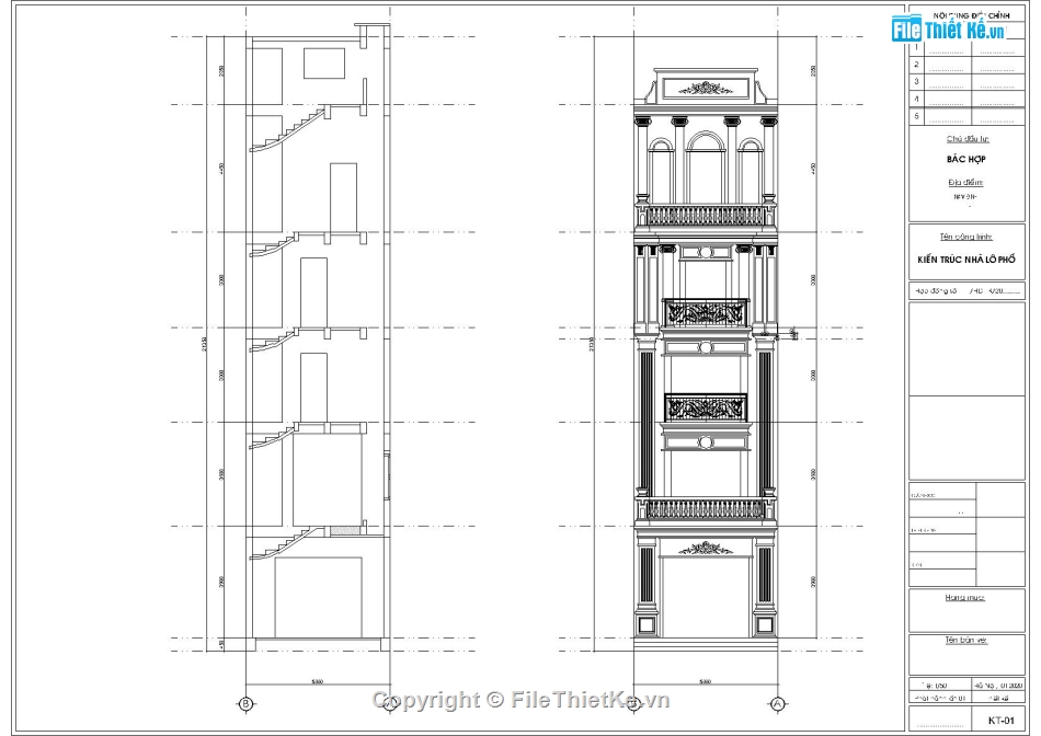 Nhà phố tân cổ điển 5 tầng,Kiến trúc nhà 5 tầng đẹp,Bản vẽ nhà 5 tầng 5x13m,Thiết kế nhà phố tân c ổ điển,Thiết kế nhà mặt tiền 5m,Thiết kế nhà phố đẹp