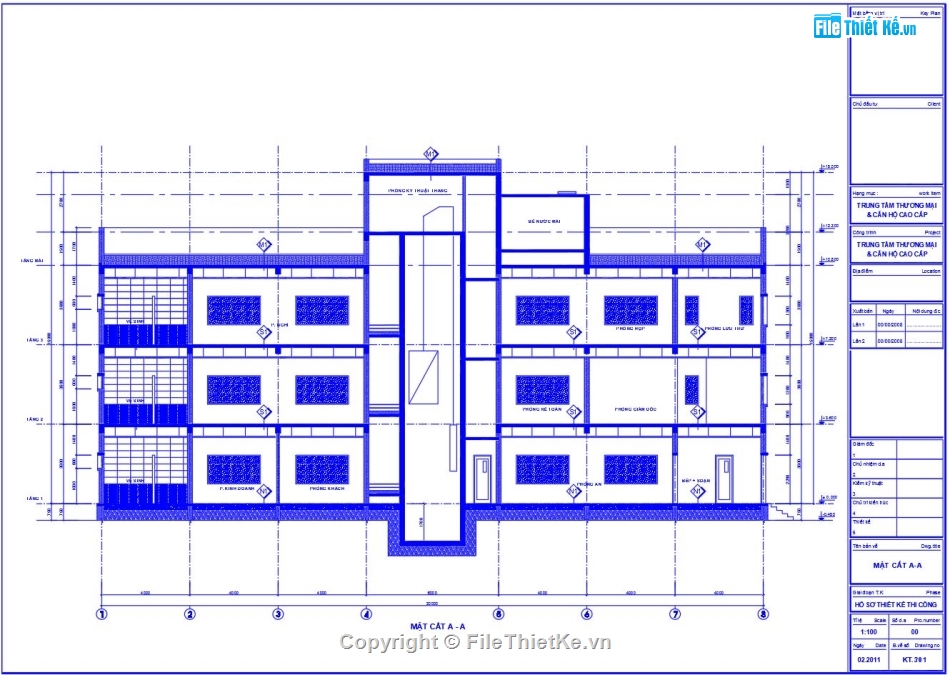 Bản vẽ nhà làm việc 3 tầng,Thiết kế nhà điều hành 3 tầng,file cad nhà văn phòng 3 tầng,Hồ sơ thiết kế cơ quan 3 tầng