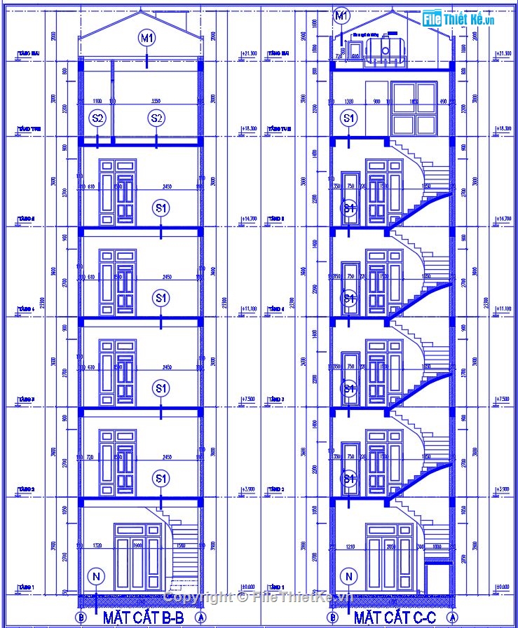 Thiết kế văn phòng tư nhân,bản vẽ văn phòng cho thuê nhỏ,Thiết kế văn phòng nhà ống,Văn phòng nhà ống 6 tầng,Thiết kế văn phòng mặt tiền 5m