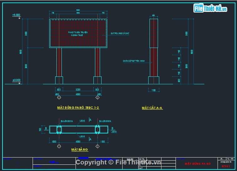 Biển quảng cáo khổ 6x3m,biển quảng cáo,móng cốc,mẫu biển quản cáo,thiết kế biển quảng cáo