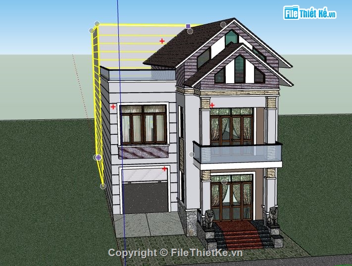 model su biệt thự 2 tầng,su biệt thự 2 tầng,model su biệt thự