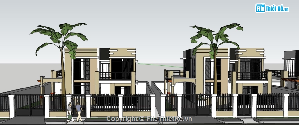 biệt thự 2 tầng,Mẫu biệt thự đẹp,biệt thự đẹp 2 tầng