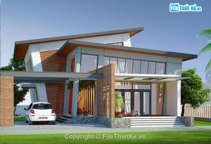 biệt thự đẹp 2,biệt thự hiện đại,biệt thự 2 tầng