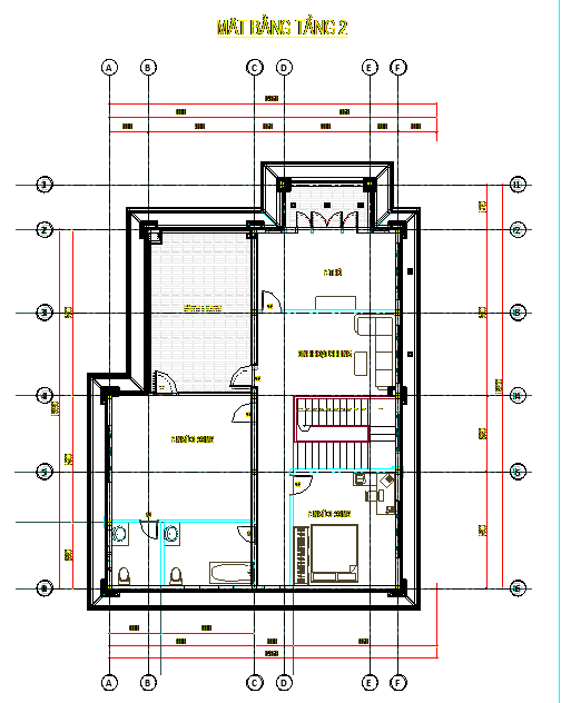 Revit Mẫu biệt thự 2 tầng,Mẫu biệt thự 2 tầng,biệt thự 2 tầng