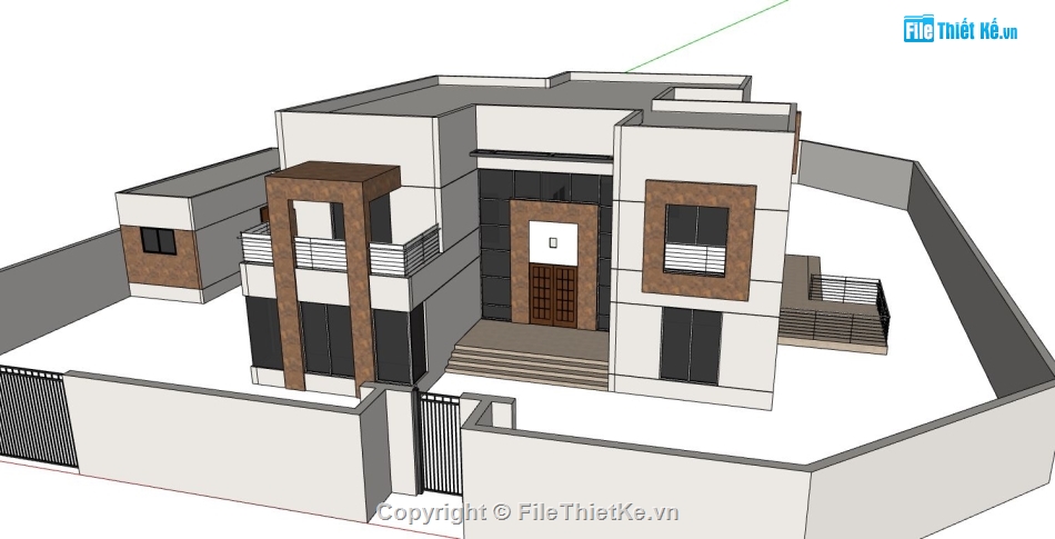 biệt thự 2 tầng,Mẫu biệt thự đẹp,biệt thự đẹp