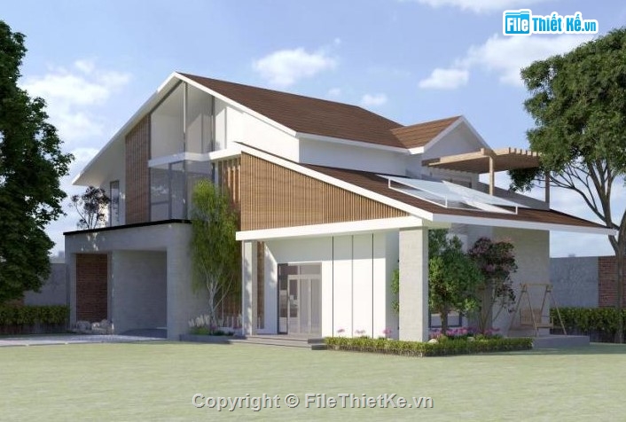 biệt thự 2 tầng,biệt thự 2 tầng đẹp,biệt thự đẹp 2 tầng