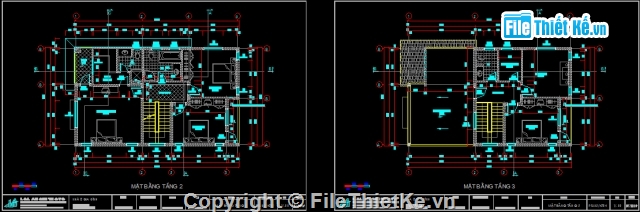 bt 3 tầng có phối cảnh,BT 3 tầng 8x13m,bt 3 tầng đẹp