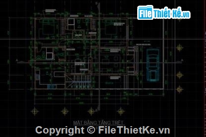 biệt thự 3 tầng,biệt thự 3 tầng file cad,cad biệt thự 3 tầng