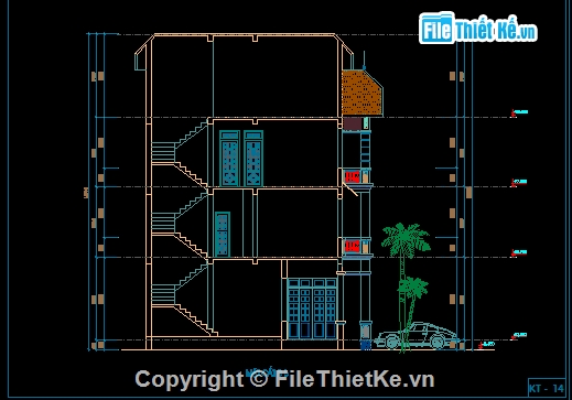 Nhà chữ L 4 tầng,Nhà chữ L KT 9x12m,Nhà 4 tầng đẹp Kt 9x12m