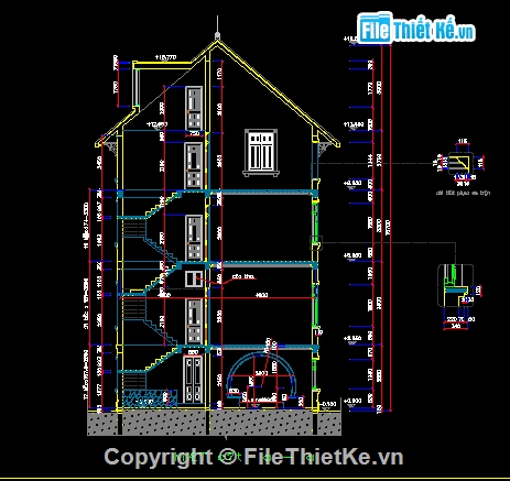 BT 4 tầng đẹp,BT 4 tângf9x12,BT 4 tầng cổ điển