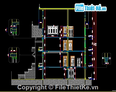 BT 4 tầng đẹp,BT 4 tângf9x12,BT 4 tầng cổ điển