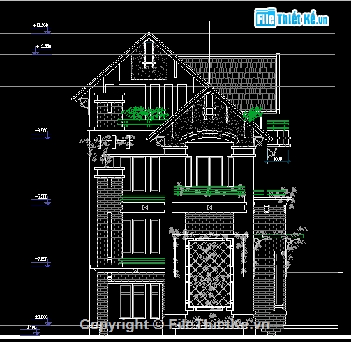 Biệt thự 16 m x 9m,biệt thự đẹp 2,biệt thự đẹp,Mẫu biệt thự đẹp