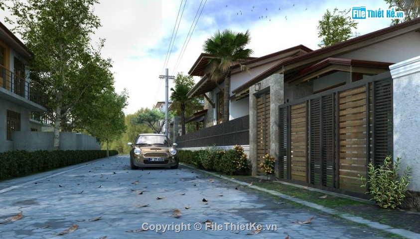 mẫu biệt thự sketchup,sketchup biệt thự,mẫu biệt thự