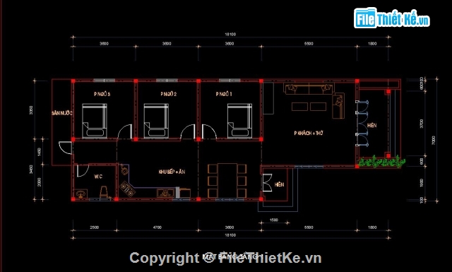 Nhà dân,7x18.1m,Mẫu biệt thự